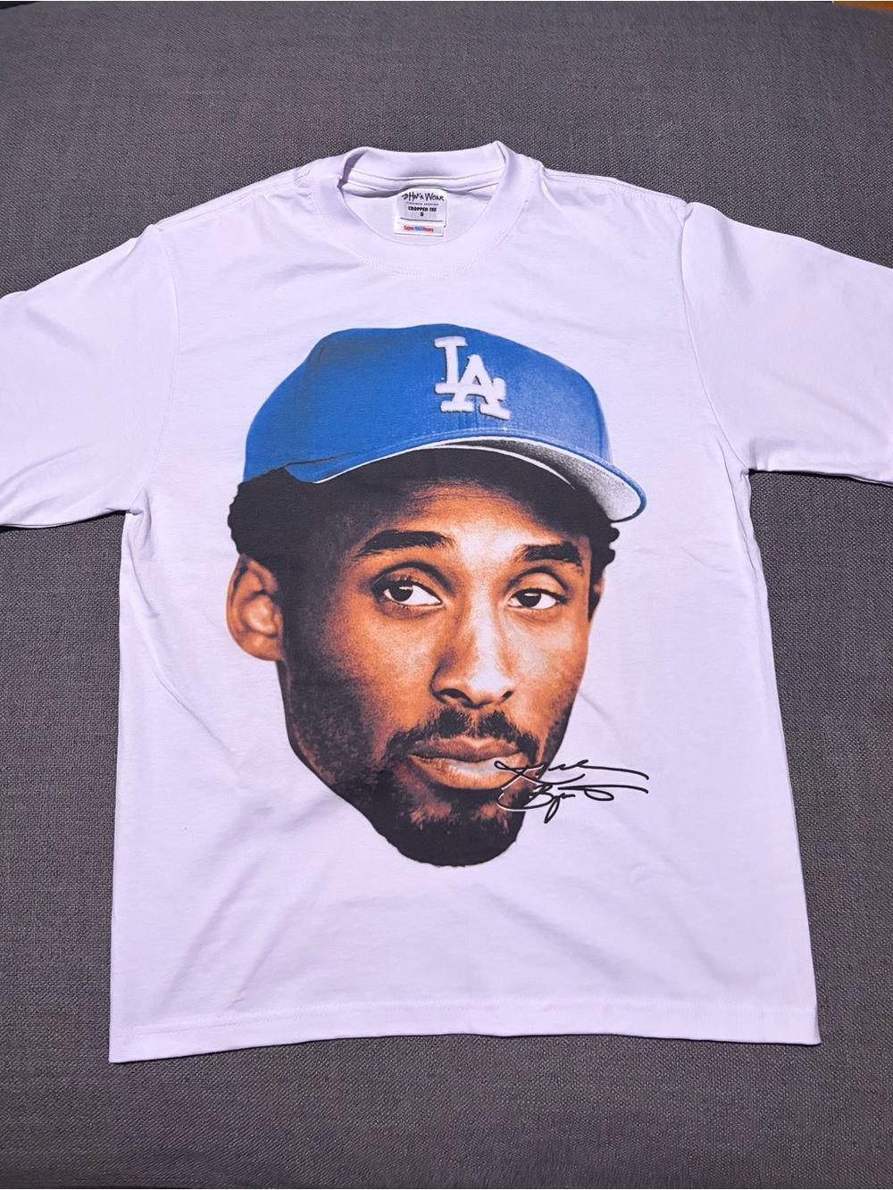 Kobe bryant cropped graphic tee
